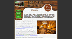 Desktop Screenshot of logcabinmotel.com