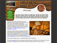 Tablet Screenshot of logcabinmotel.com